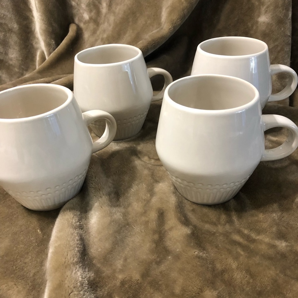 Crate & Barrel Coffee Mugs by Paige Russell (Set of 2)